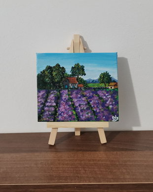 Tablou pictat mărțișor - lavender land