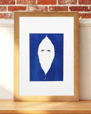 Cyanotype art, No Face