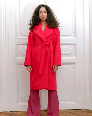 Flamingo Crush Spring Coat