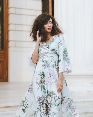 Daydreaming silk dress
