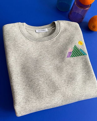 Sweatshirt din bumbac Grey Mountains