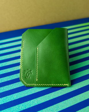 Portofel minimalist Loki verde