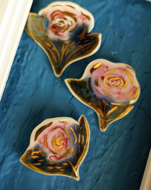 BROȘĂ GOLD ROSE
