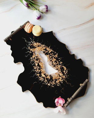 Black - Vanity Tray