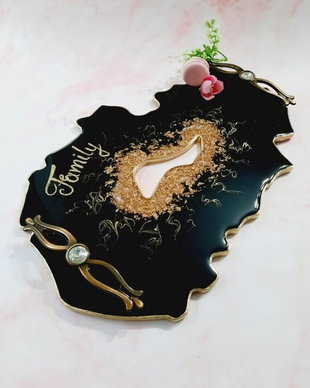 Black - Vanity Tray