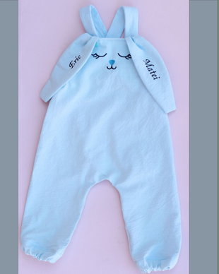 Salopeta blue bunny