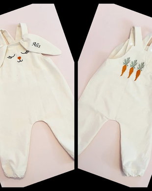 Salopeta natur bunny