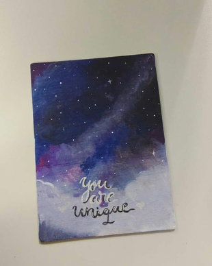 Felicitare din lemn tip POST CARD