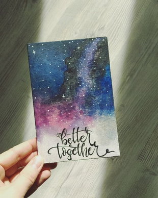 Felicitare din lemn tip POST CARD