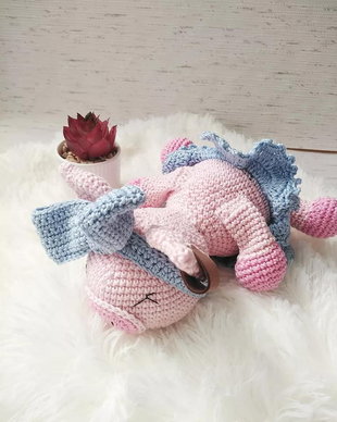 Porcusor jucarie crosetata handmade