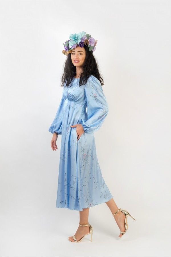 Blue Dream Dress Midi