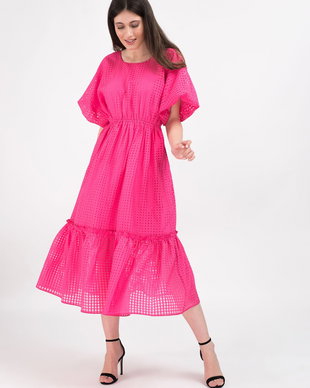 ROCHIE DIN ORGANZA FUCSIA