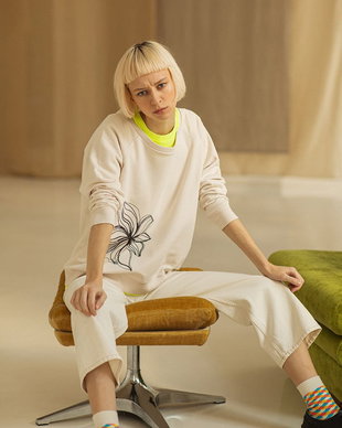In Bloom Sweatshirt Beige
