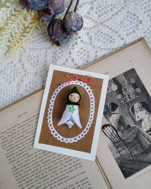 Martisor brosa "Primul ghiocel"