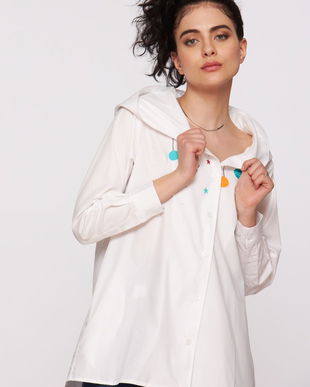 Camasa cu gluga si buzunare Micul print