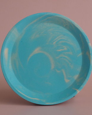 Coaster Orange Turquoise