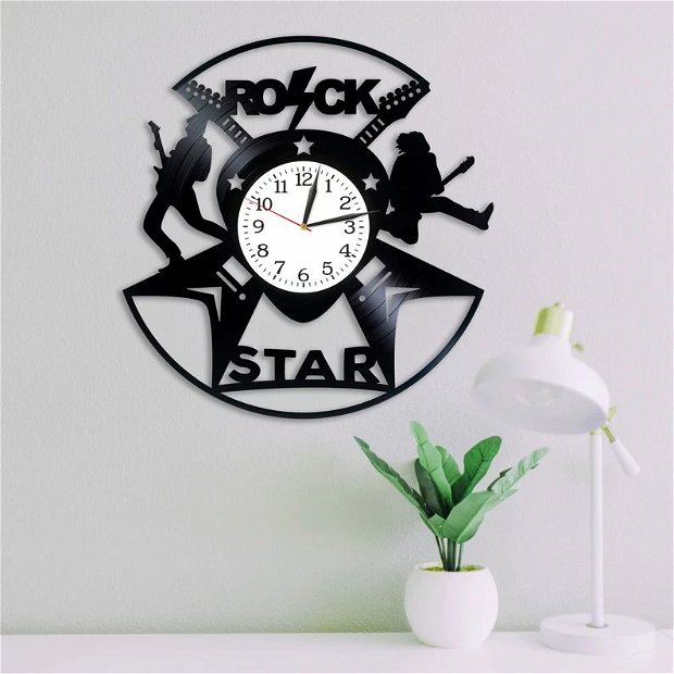 ROCK STAR-ceas de perete