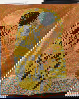 Esarfa Gustav Klimt din matase