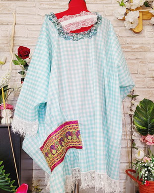 Bluză Maxi, Oversized, Crazy