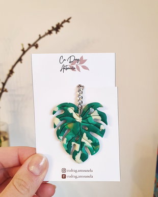 Breloc Monstera