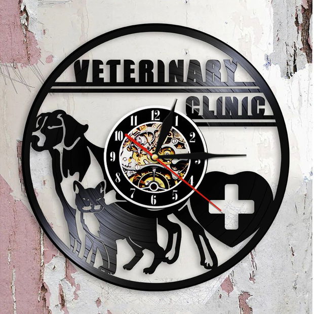 CLINIC VETERINARA- ceas de perete