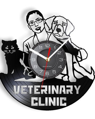 CLINICA VETERINARA- ceas de perete