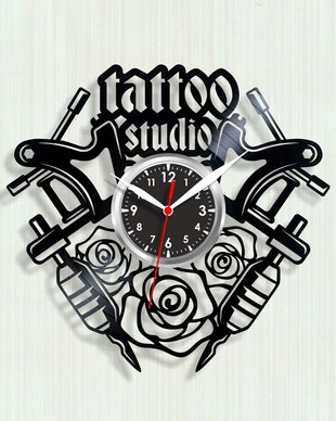 SALON TATUAJ-ceas de perete
