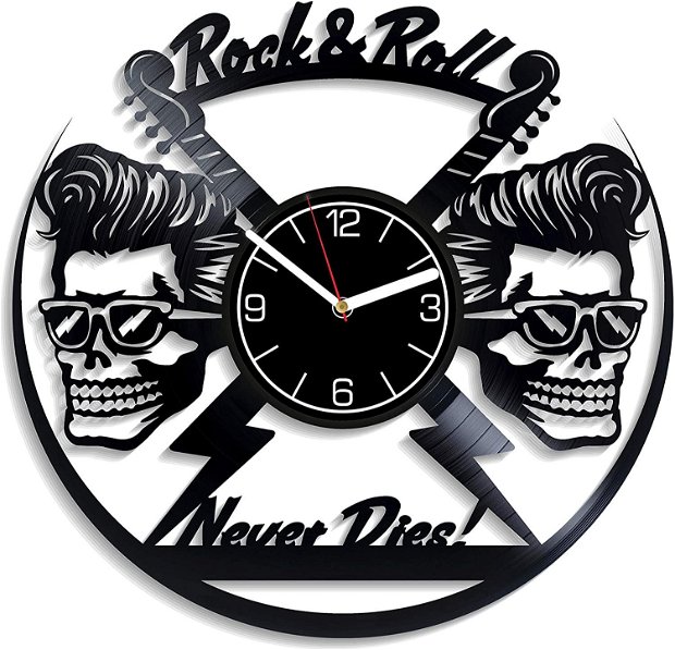 ROCK&ROLL- ceas de perete