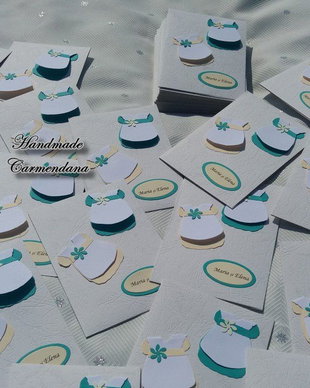 Invitatii rochite gemene