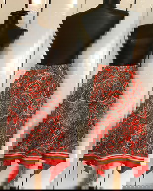 FUSTA ASIMETRICA SATIN ARABESCURI