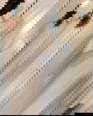 ROCHIE VINTAGE ANII 60 IN ALB