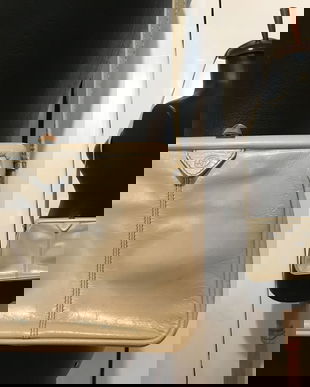 GEANTA VINTAGE PIELE NATURALA GRI