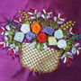 Nou saculet matase cu broderie
