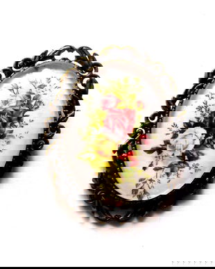 brose sticla cu motiv floral 40510