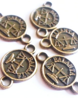 Link metalic banut zodiac Balanta bronz