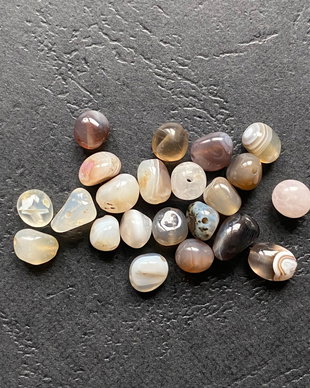 LPP616 - agate striped nuggets