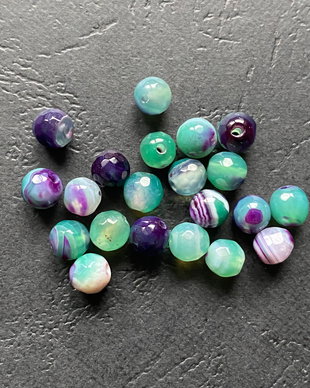 LPP622 - agate crackle striped fatetate