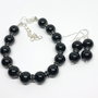 Set bratara si cercei Onix