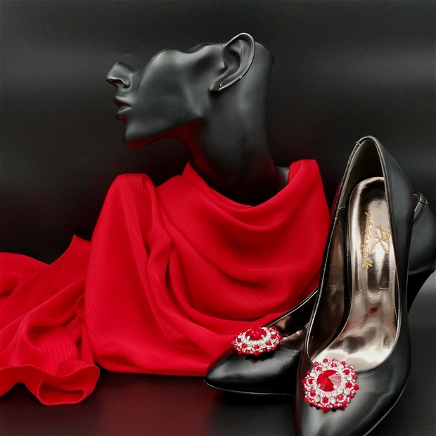 Accesorii pentru pantofi/Încălțăminte-  Red Cristal