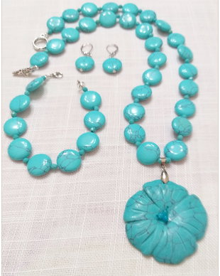 SET- TURQOISE BLEU