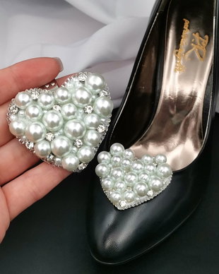 Rezervat Accesorii pentru pantofi / încălțăminte - Pearl Hearts