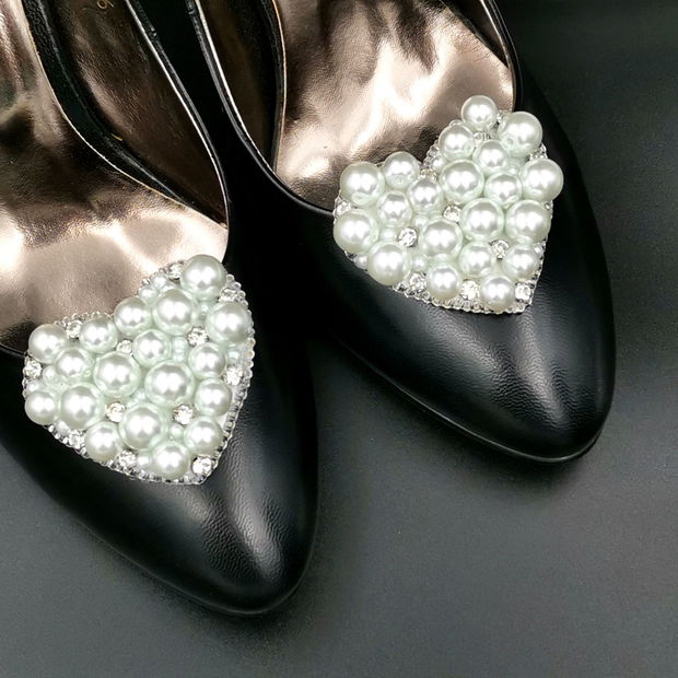 Rezervat Accesorii pentru pantofi / încălțăminte - Pearl Hearts