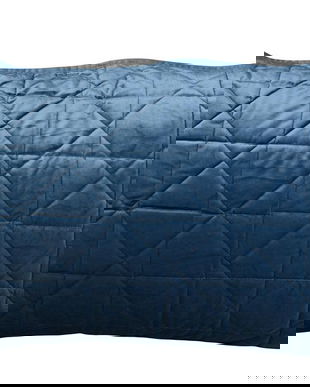 Fata de perna albastra din bumbac