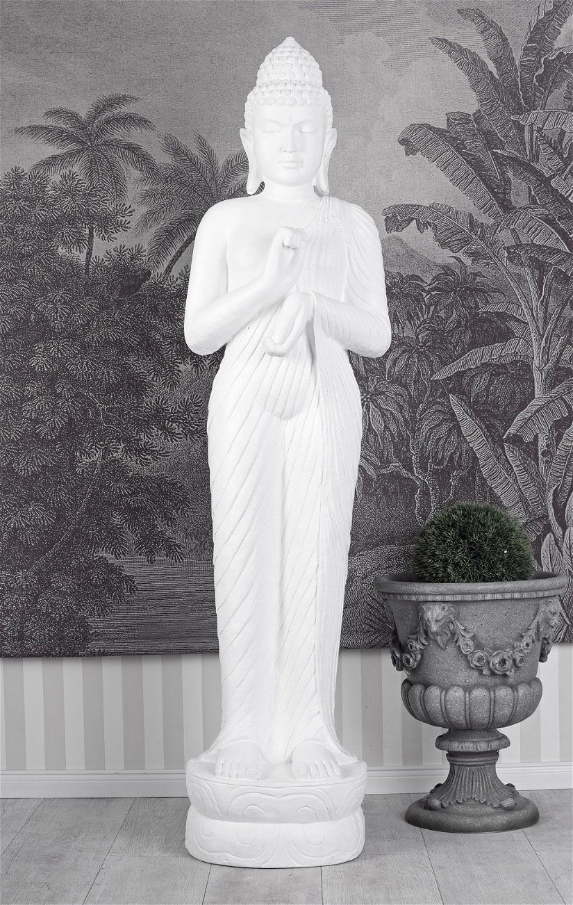 Statueta mare din rasini cu Buddha