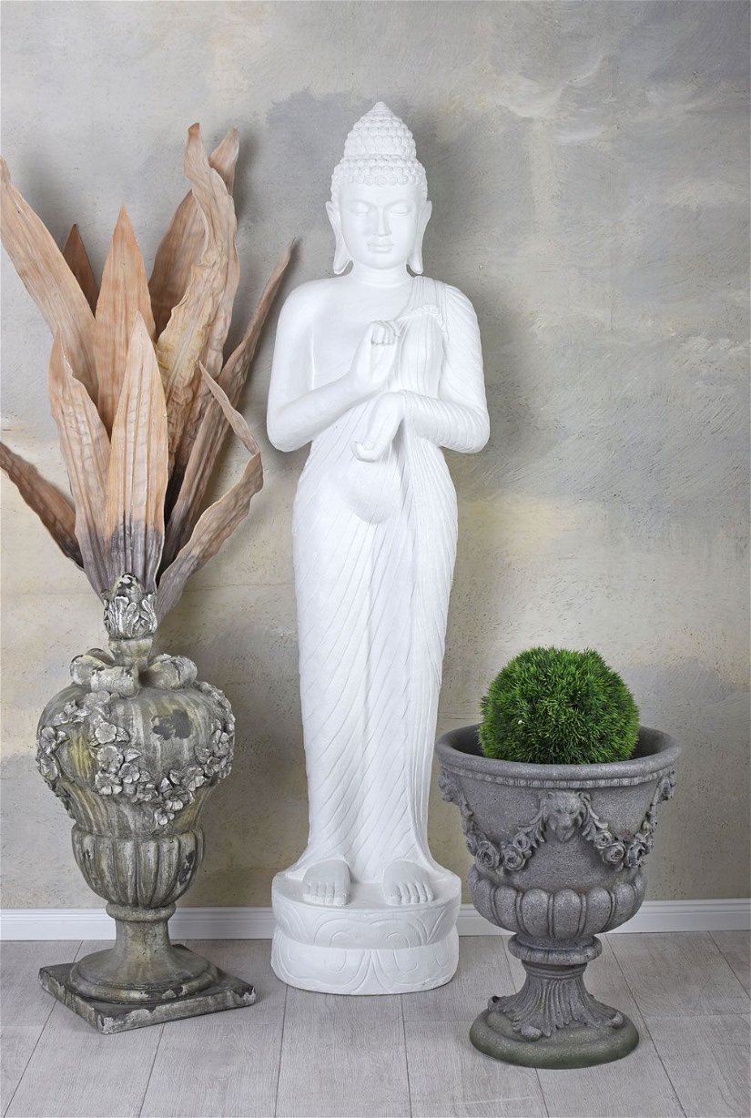 Statueta mare din rasini cu Buddha