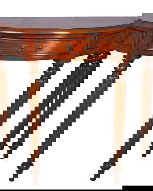 Consola din lemn mahon