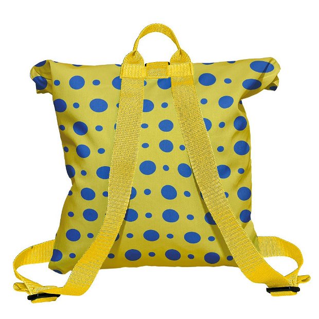 Rucsac Handmade Backpack Abstract, Cercuri Mici si Mari, Multicolor, 45x37 cm