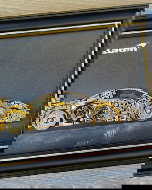 Masina model McLaren Cod M 545, Tablou decorativ din piese de ceas, Arta, Masina sport