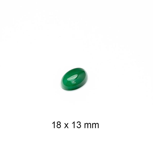 Cabochon Agat, 18 x 13 mm, B-07