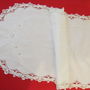 Mileu  cu broderie si dantela 80cm